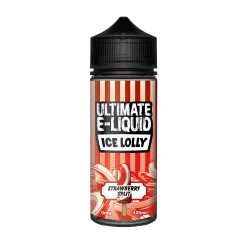 Ultimate E-Liquid Ice Lolly Strawberry Split 100ml Shortfill