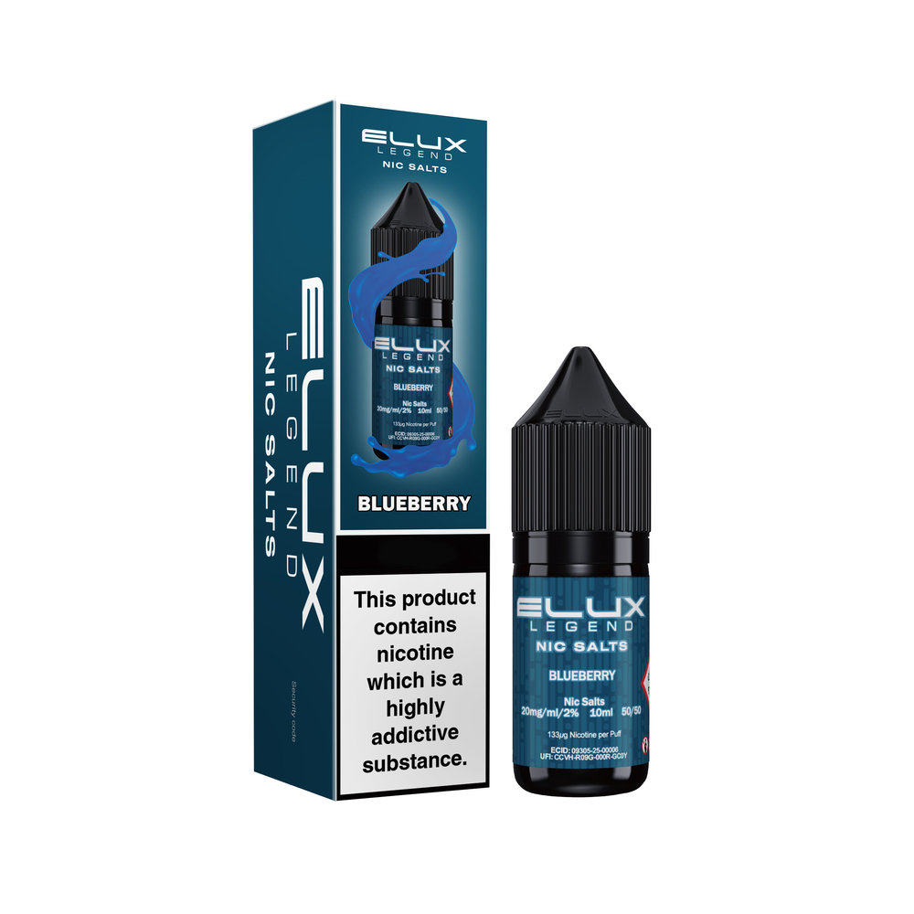 Elux Nic Salts 10ml Blueberry 10mg