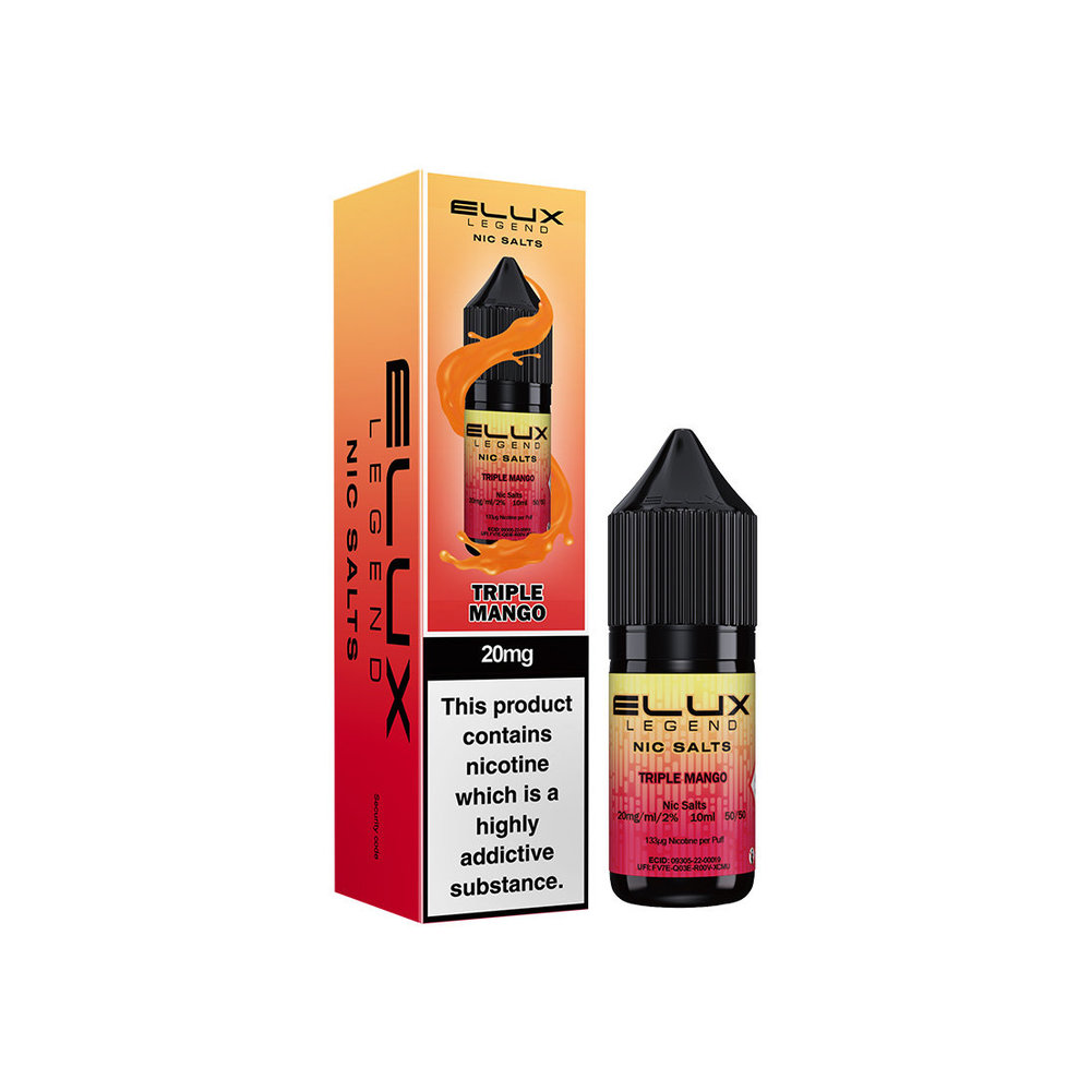 Elux Nic Salts 10ml Triple Mango 20mg