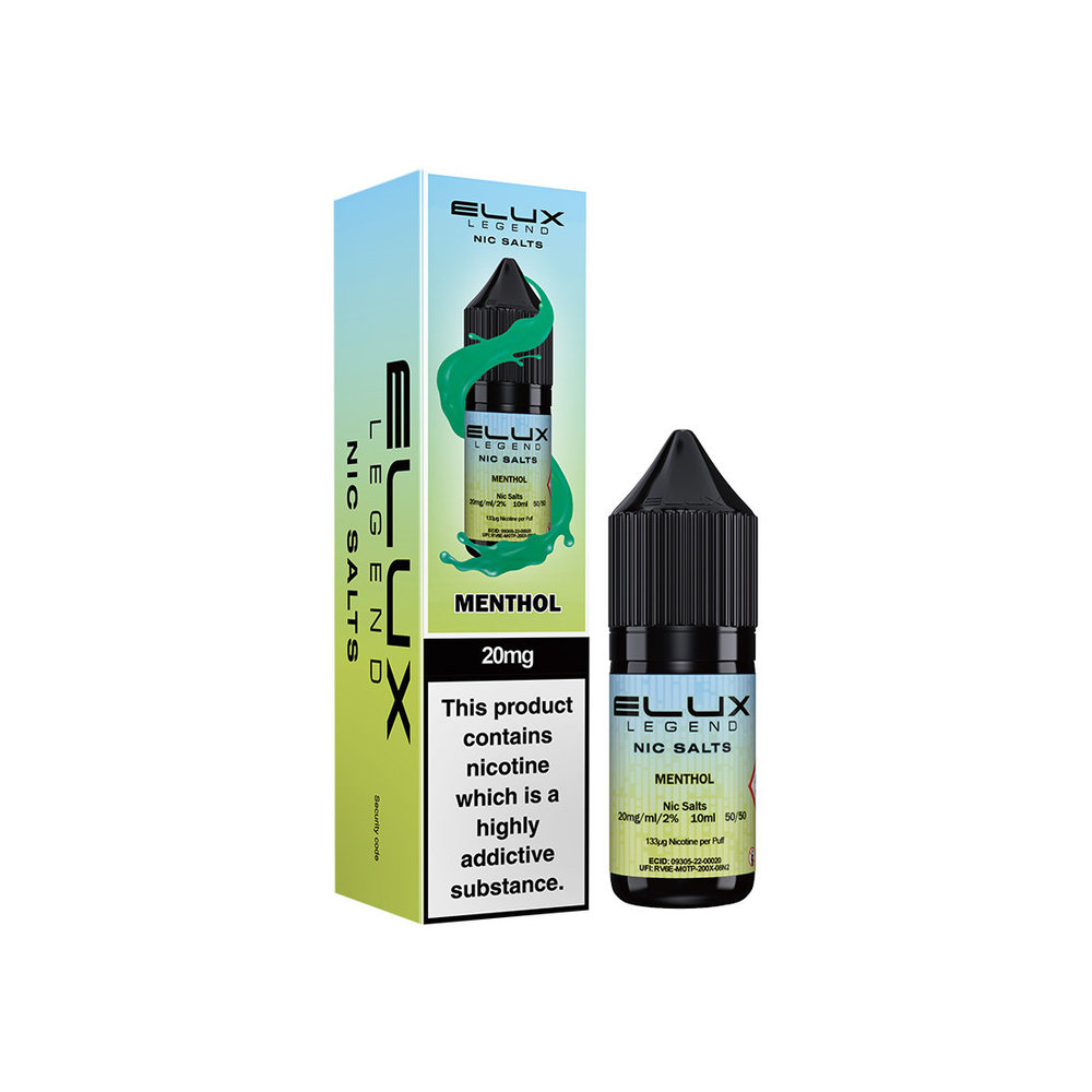 Elux Nic Salts 10ml Menthol 20mg