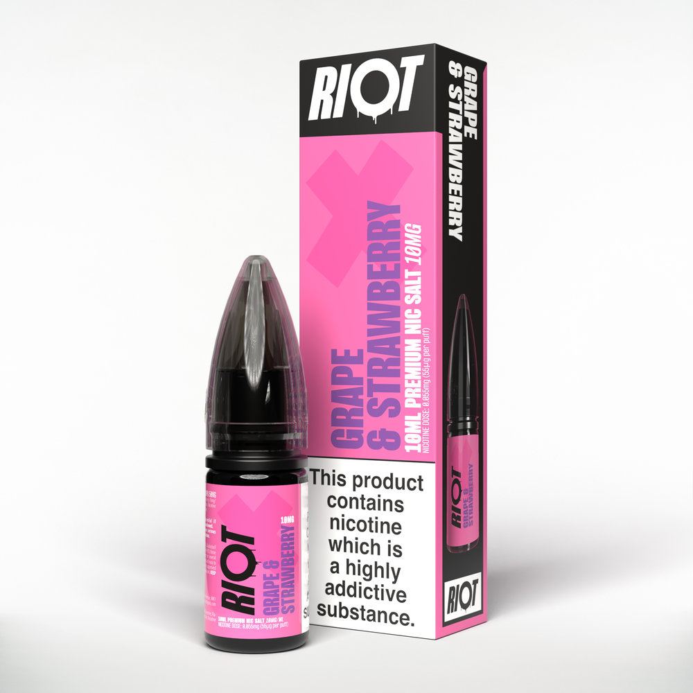 Riot X Salts Grape & Strawberry 10mg