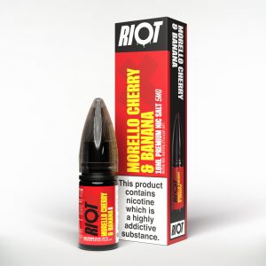 Riot X Salts Morello Cherry & Banana 5mg