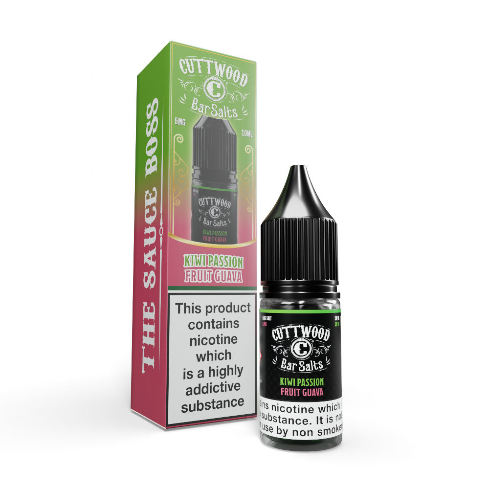 Cuttwood Bar Salts 10ml Kiwi Passionfruit Guava 5mg