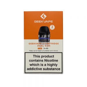 Geekvape J 2ml Replacement Pods (Pack Of 2) 0.3Ohm