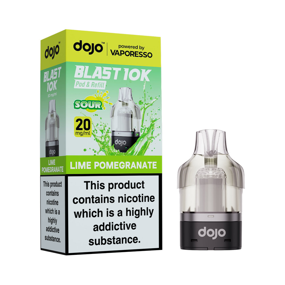 Dojo Blast 10k Refill Lime Pomegranate