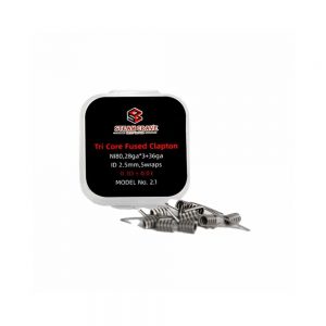 Steam Crave Fused Clapton Premade Coils Tri Core Ni80 28ga * 3 + 36ga 2.5mm