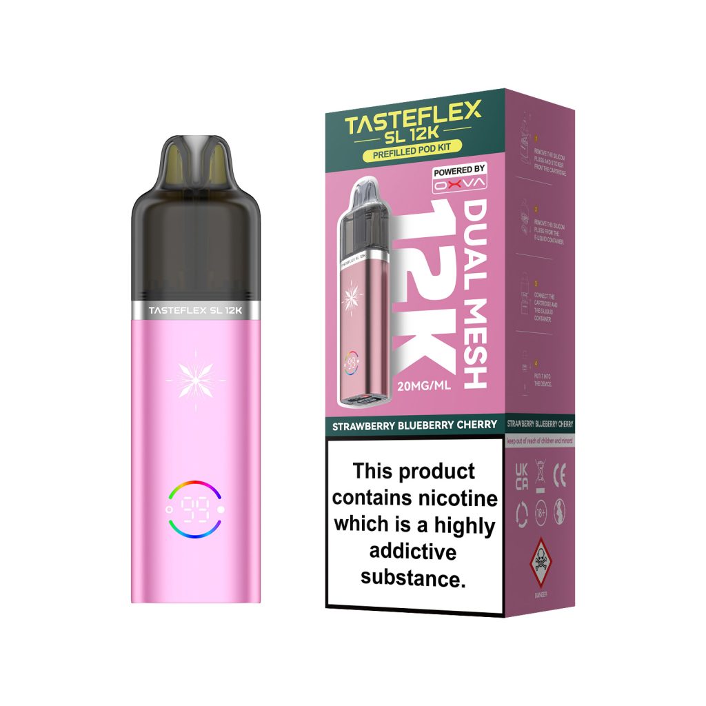 OXVA Tasteflex SL12K Device Strawberry Blueberry Cherry