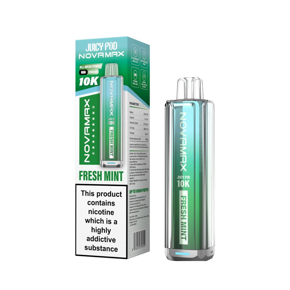 Juicy Pod Novamax 10K Device Fresh Mint