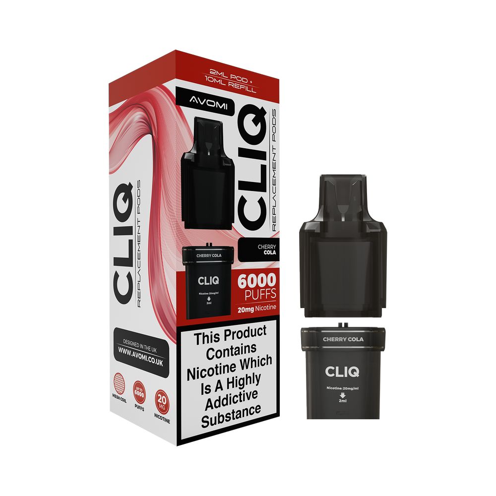 Avomi Cliq Replacement Prefilled Pod Cherry Cola