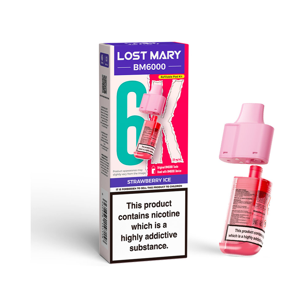 Lost Mary BM6000 Refill Strawberry Ice