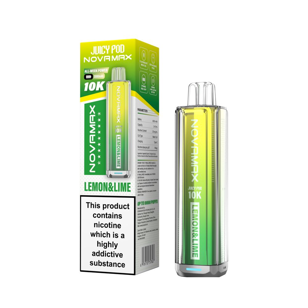 Juicy Pod Novamax 10K Device Lemon & Lime