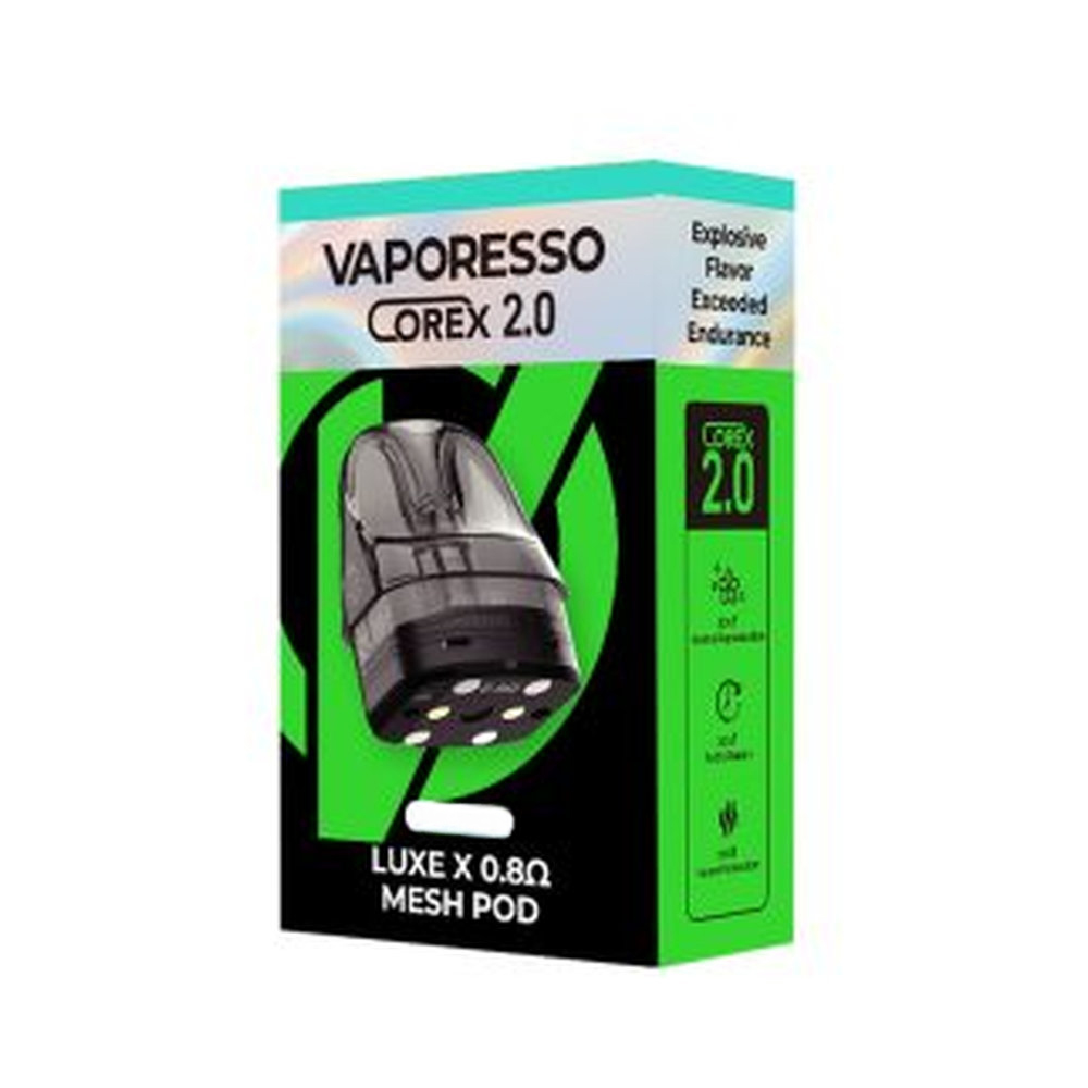 Vaporesso Luxe X Corex 2.0 Mesh Pod 2ml (Pack Of 2) 0.8Ohm